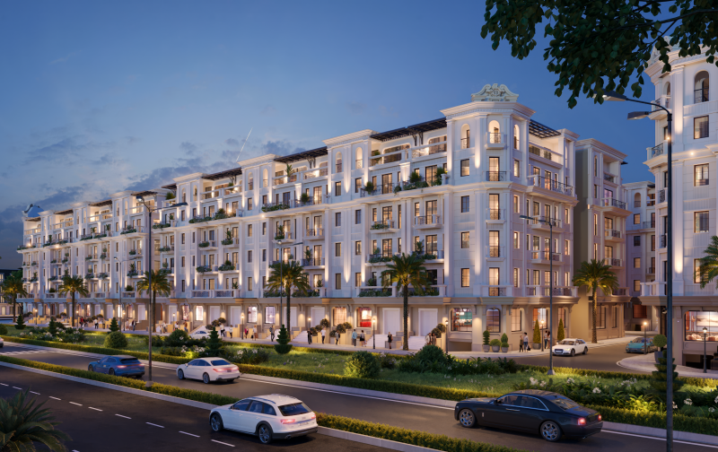 Bán Shophouse mặt phố 100m2 quận Bắc Từ Liêm  nằm trên mặt đường 60,5M2 giá 28 Tỷ